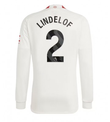 Manchester United Victor Lindelof #2 Replica Third Stadium Shirt 2023-24 Long Sleeve